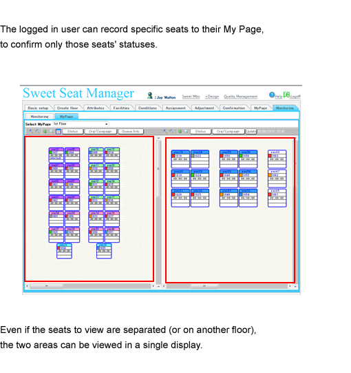 Sweet Seat Manager Monitor Status