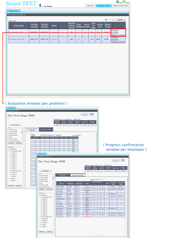 Confirm exam enrolment and historical status (for Administrators)